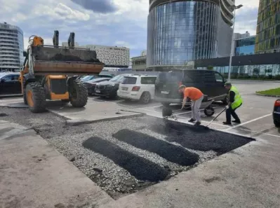 Ямочный ремонт автодорог